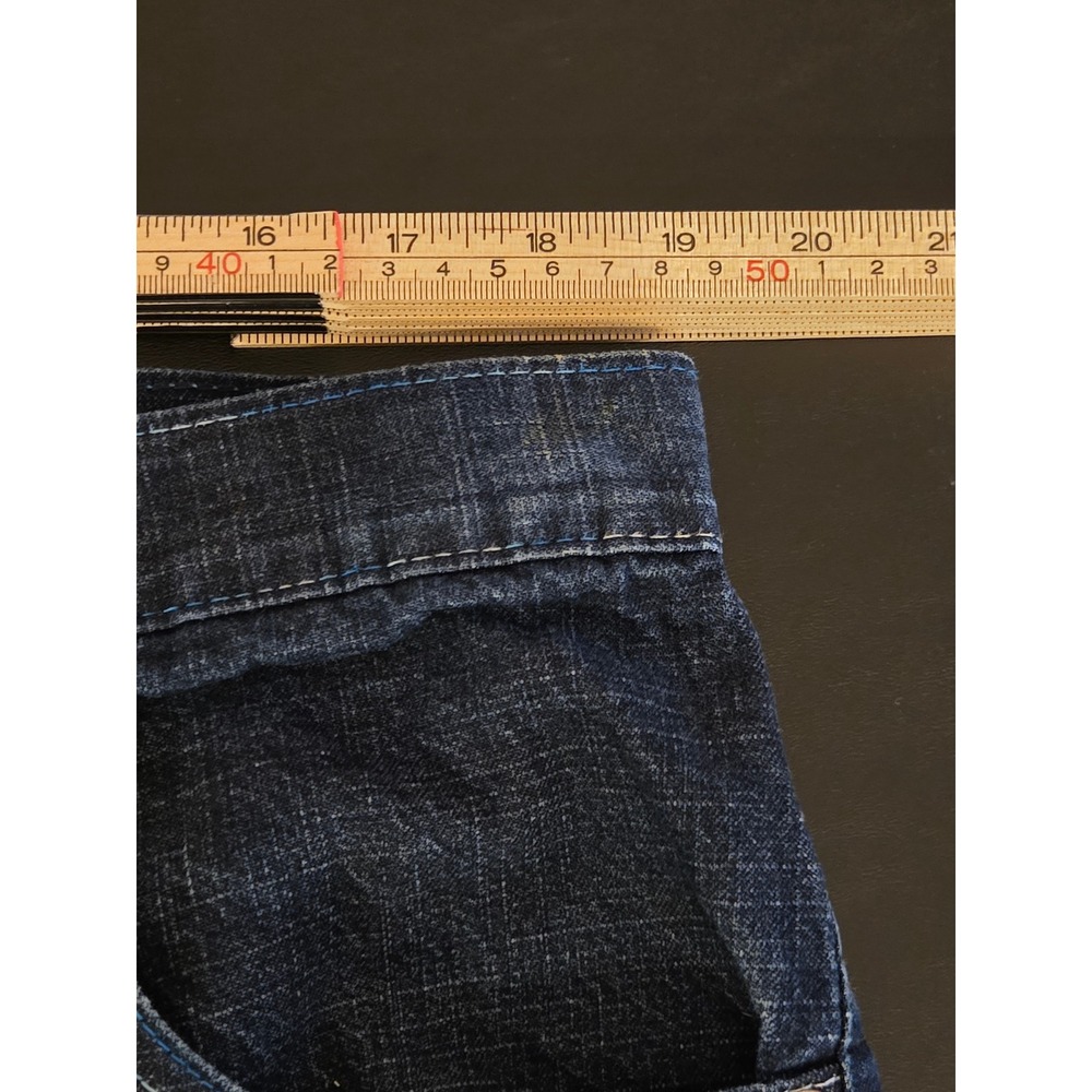 Evolution 1972 Extra Baggy Jeans Mens‎ 38x29 Dark Wash Wide Leg Denim Streetwear - Picture 7 of 10